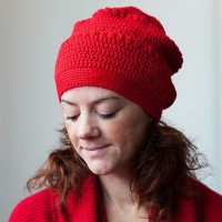 Eliane Roest madebyroest crochet pophat red